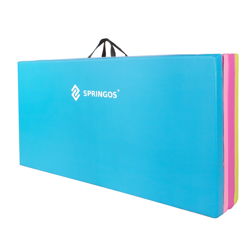Мат гімнастичний складаний Springos 240 x 120 x 5 см FA0064