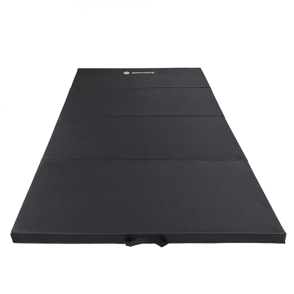 Мат гімнастичний складаний Springos 240 x 120 x 5 см FA0065 Black