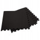 Мат-пазл (ласточкин хвіст) Springos Mat Puzzle EVA 120 x 120 x 1.2 cм Black FM0002