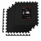 Мат-пазл (ласточкин хвіст) Springos Mat Puzzle EVA 120 x 120 x 1.2 cм Black FM0002
