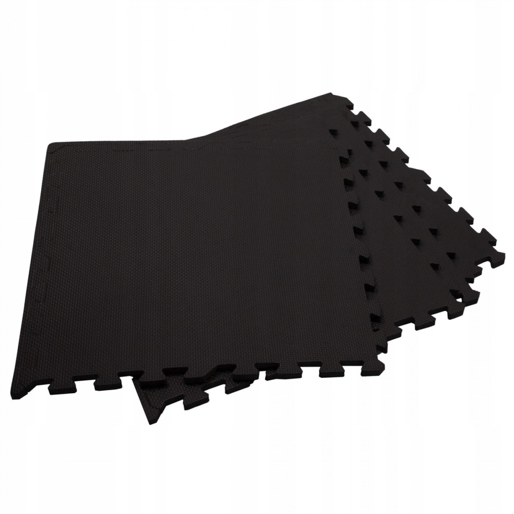 Мат-пазл (ласточкин хвіст) Springos Mat Puzzle EVA 180 x 120 x 1.2 cм Black FM0003