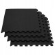 Мат-пазл (ласточкин хвіст) Springos Mat Puzzle EVA 180 x 120 x 1.2 cм Black FM0003