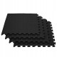 Мат-пазл (ласточкин хвіст) Springos Mat Puzzle EVA 120 x 120 x 1.2 cм Black FM0004