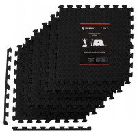Мат-пазл (ласточкин хвіст) Springos Mat Puzzle EVA 180 x 120 x 1.2 cм Black FM0005
