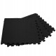 Мат-пазл (ласточкин хвіст) Springos Mat Puzzle EVA 180 x 120 x 1.2 cм Black FM0005