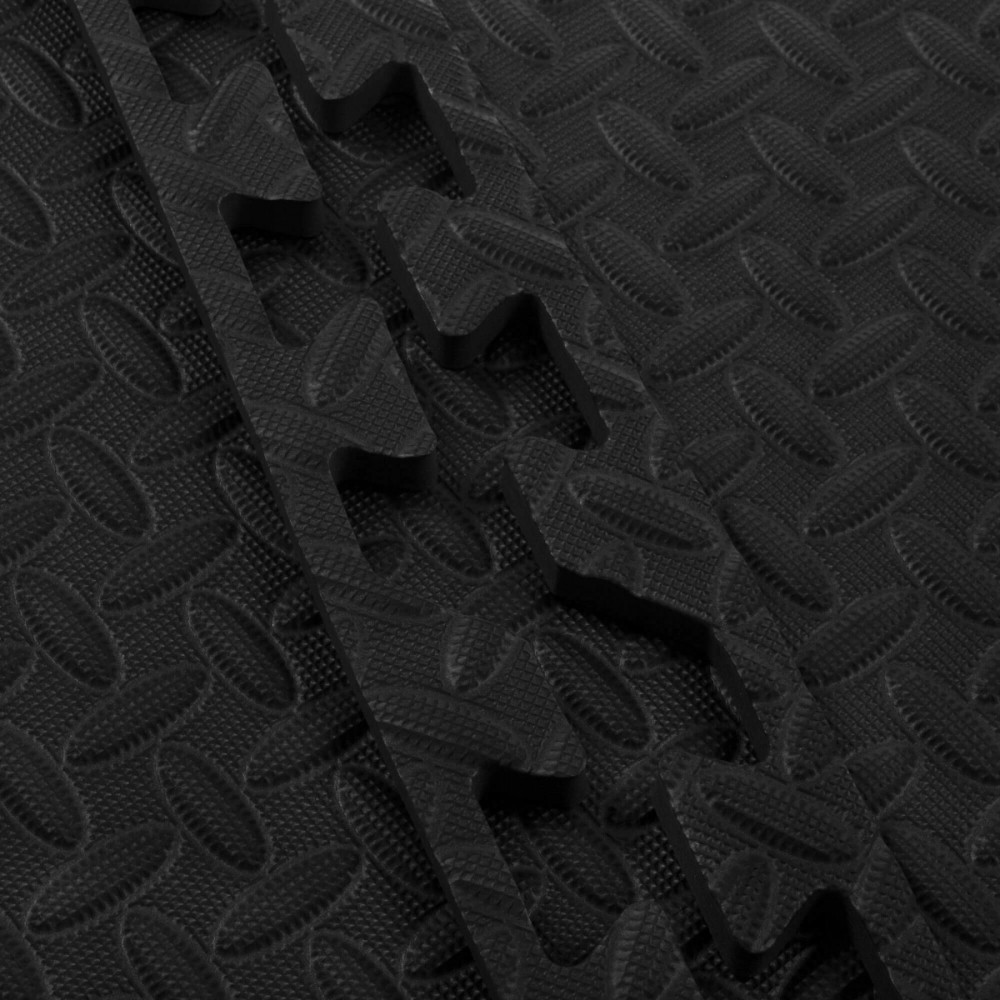 Мат-пазл (ласточкин хвіст) Springos Mat Puzzle EVA 180 x 120 x 1.2 cм Black FM0005