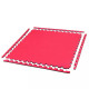 Мат-пазл (ласточкин хвіст) Springos Mat Puzzle EVA 100 x 100 x 2 cм Black/Red (FM0007)