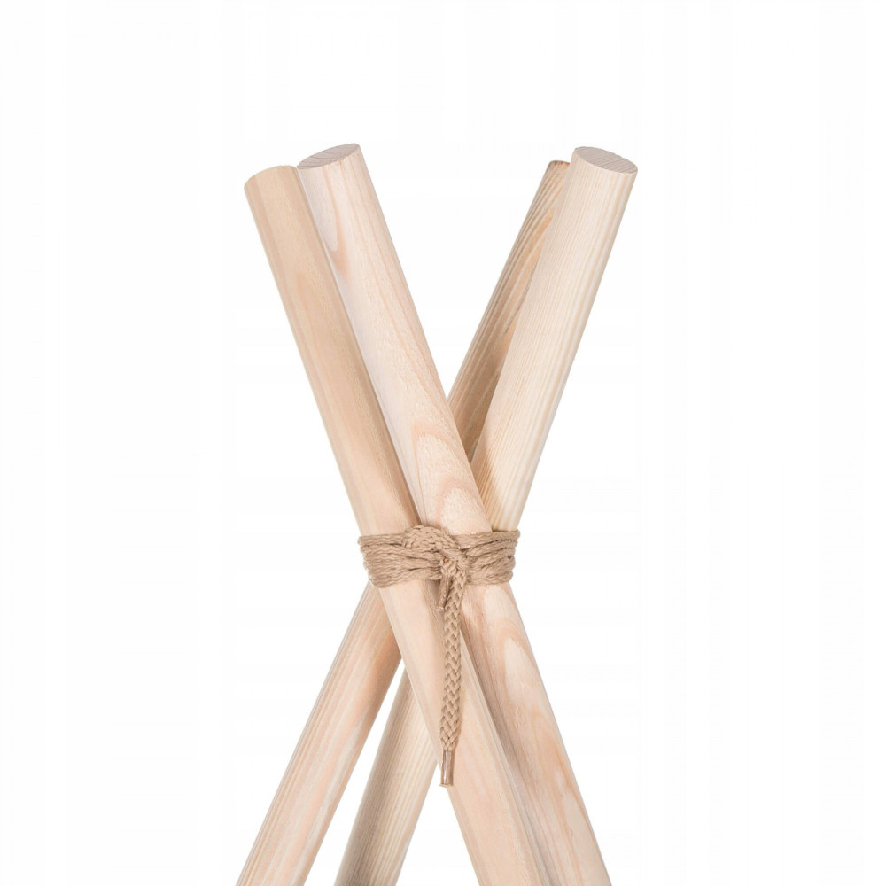 Дитячий намет (вігвам) Springos Tipi XXL White/Black TIP02