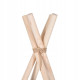 Дитячий намет (вігвам) Springos Tipi XXL White/Black TIP02