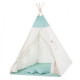Дитячий намет (вігвам) Springos Tipi XXL White/Mint (TIP04)
