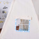 Дитячий намет (вігвам) Springos Tipi XXL White/Sky Blue TIP05