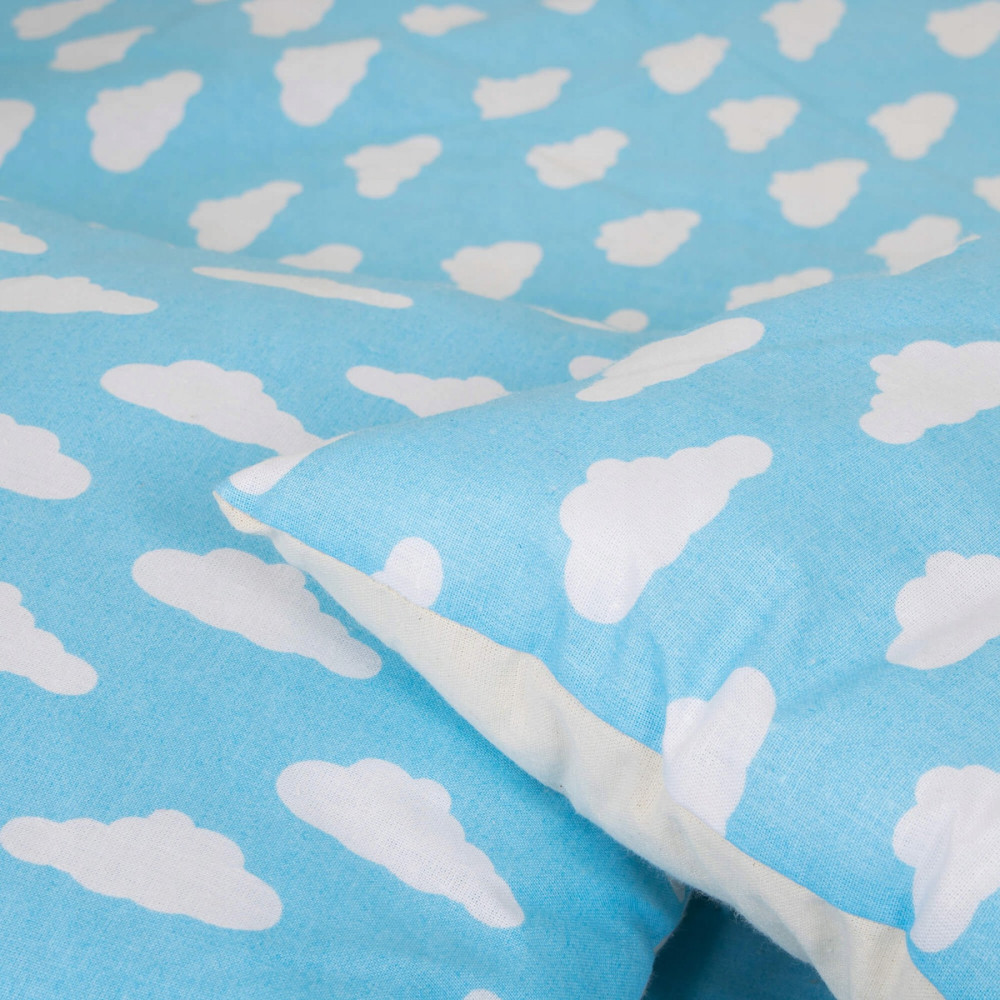 Дитячий намет (вігвам) Springos Tipi XXL White/Sky Blue TIP05