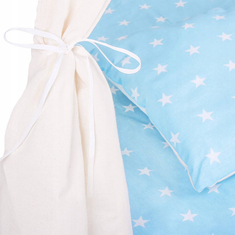 Дитячий намет (вігвам) Springos Tipi XXL White/Sky Blue TIP06