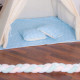 Дитячий намет (вігвам) Springos Tipi XXL White/Sky Blue TIP06