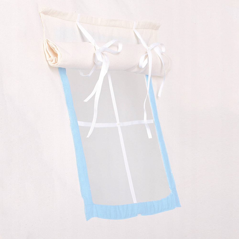 Дитячий намет (вігвам) Springos Tipi XXL White/Sky Blue TIP06