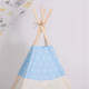 Дитячий намет (вігвам) Springos Tipi XXL White/Sky Blue TIP06