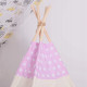 Дитячий намет (вігвам) Springos Tipi XXL White/Pink TIP09