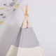 Дитячий намет (вігвам) Springos Tipi XXL White/Grey TIP10