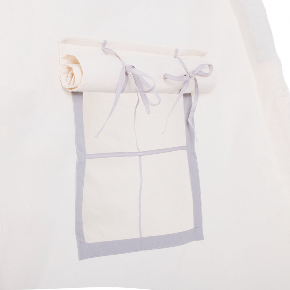 Дитячий намет (вігвам) Springos Tipi XXL White/Grey TIP10