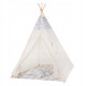 Дитячий намет (вігвам) Springos Tipi XXL White/Mix (TIP14)