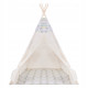 Дитячий намет (вігвам) Springos Tipi XXL White/Mix (TIP14)
