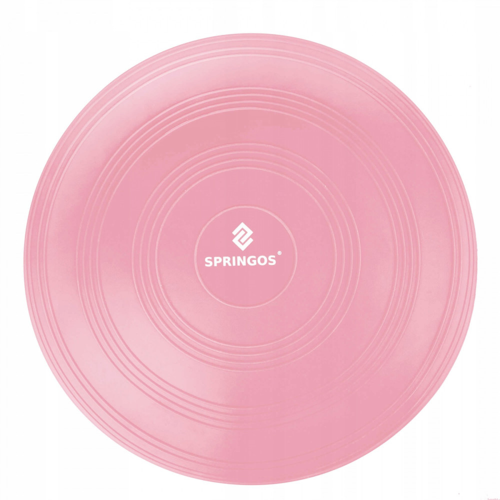 Балансувальна подушка (сенсомоторна) масажна Springos PRO Pink FA0089