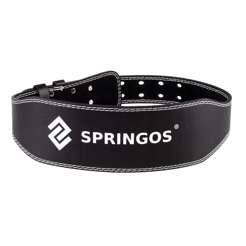 Пояс для важкої атлетики та пауерліфтингу Springos L Black (FA0120)
