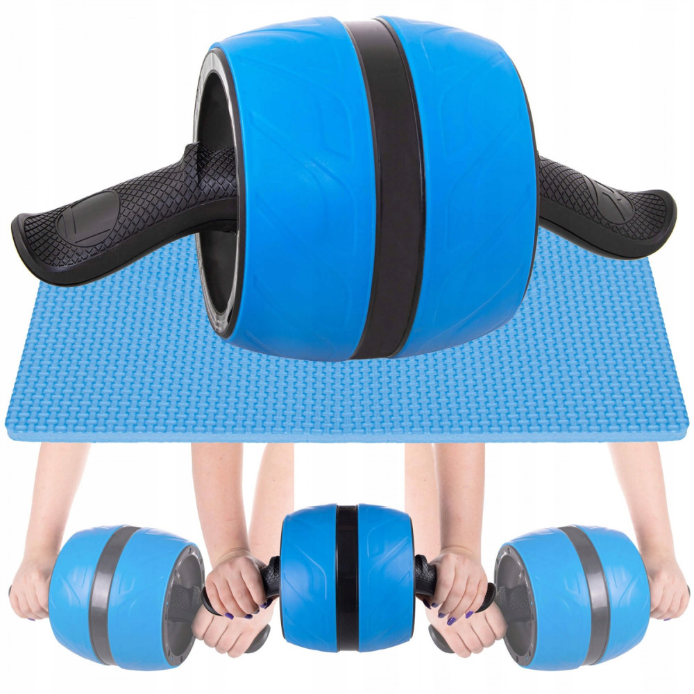Ролик для преса Springos AB Wheel з поворотним механізмом Blue/Black (FA5000)