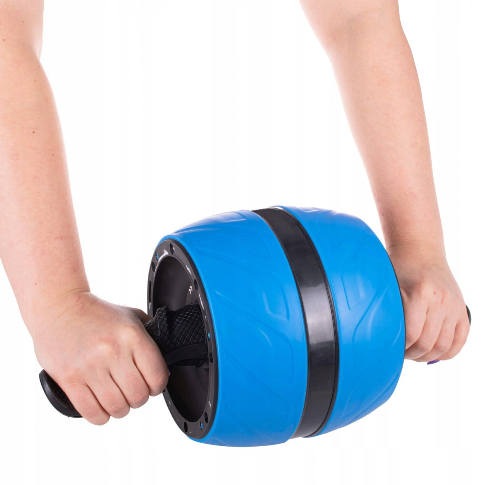 Ролик для преса Springos AB Wheel з поворотним механізмом Blue/Black (FA5000)