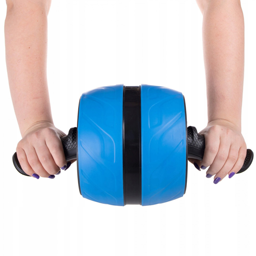 Ролик для преса Springos AB Wheel з поворотним механізмом Blue/Black (FA5000)
