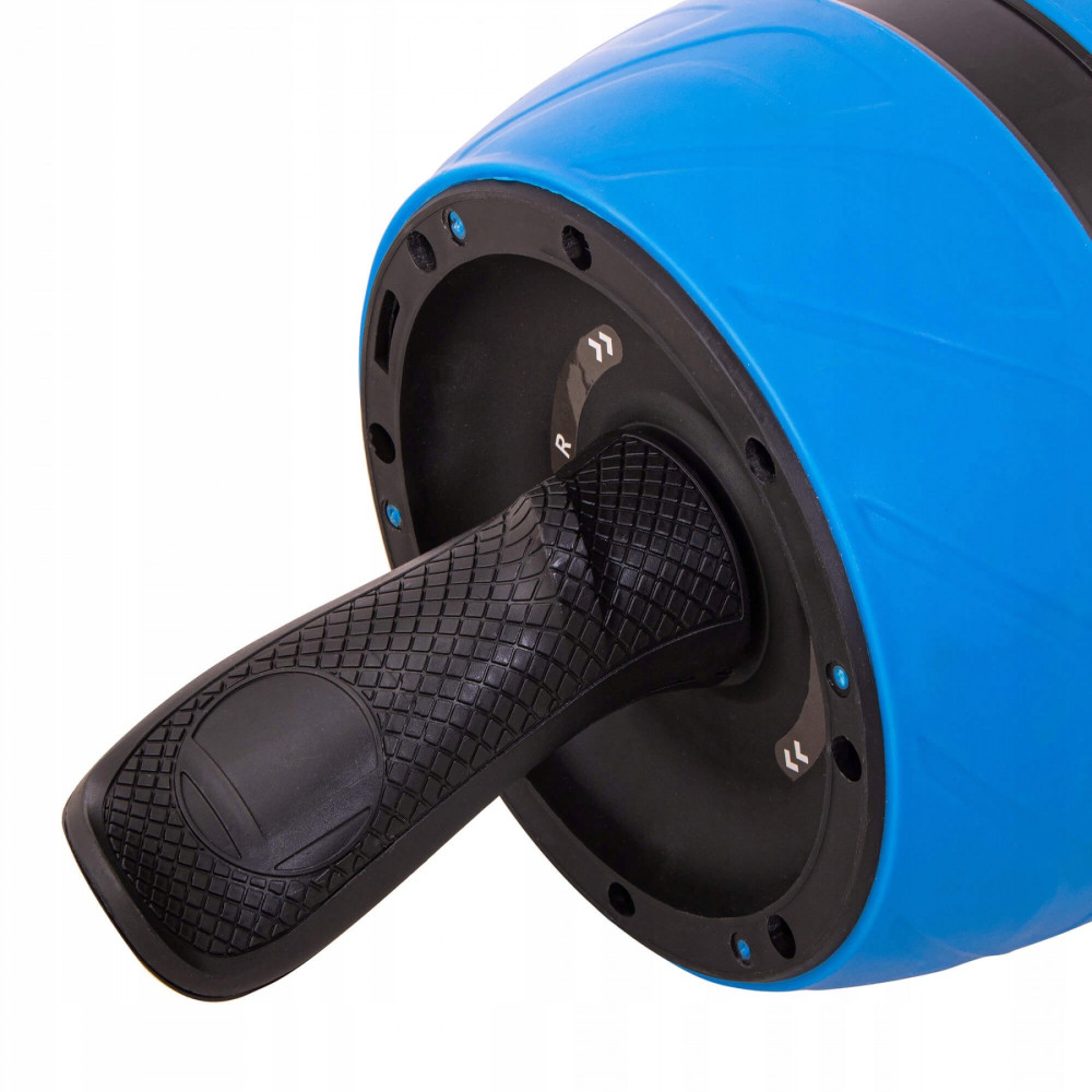 Ролик для преса Springos AB Wheel з поворотним механізмом Blue/Black (FA5000)