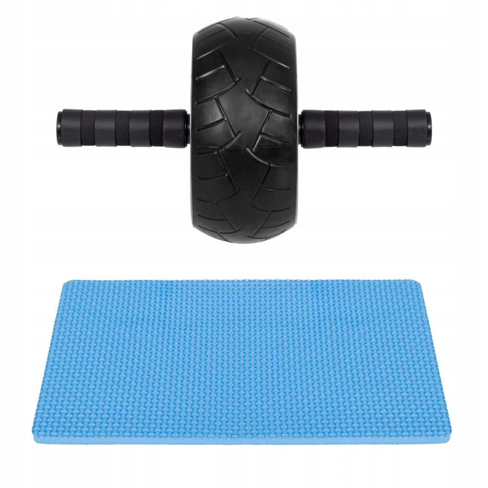 Ролик для преса Springos AB Wheel з поворотним механізмом Blue/Grey (FA5030)
