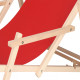 Шезлонг Springos деревянный для пляжа, террасы и сада DC0003 RED