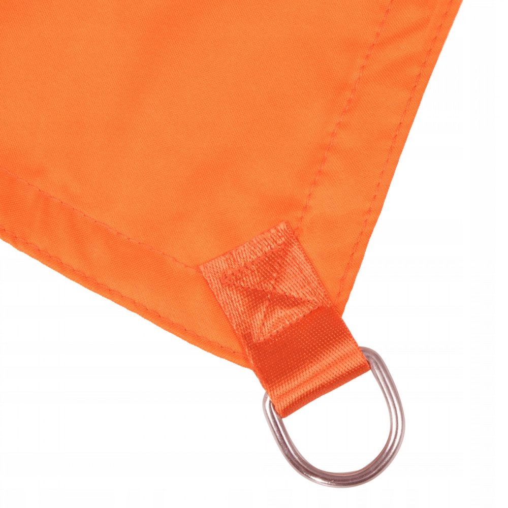 Тент-парус тіньовий Springos для дому, саду та туризму 5 x 5 x 5 м SN0015 Flame Orange