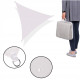 Тент-парус тіньовий Springos для дому, саду та туризму 3 x 3 x 3 м SN1017 Light Grey
