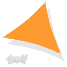 Тент-парус тіньовий Springos для дому, саду та туризму 3 x 3 x 3 м SN1019 Orange