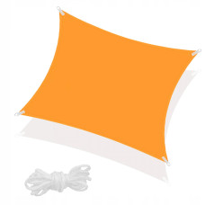 Тент-парус теневой Springos для дома, сада и туризма 5 x 5 м SN1023 Orange