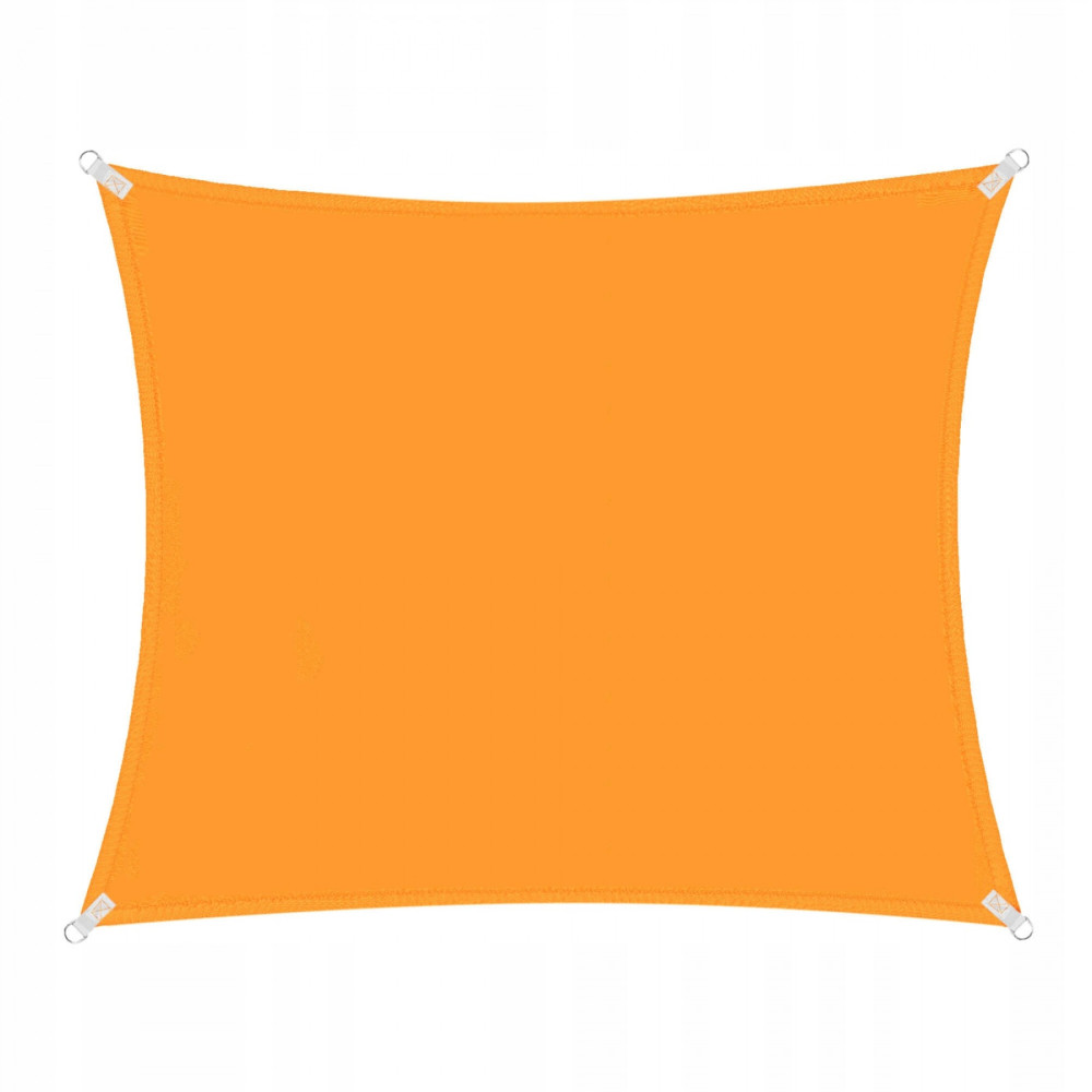 Тент-парус тіньовий Springos для дому, саду та туризму 5 x 5 м SN1023 Orange