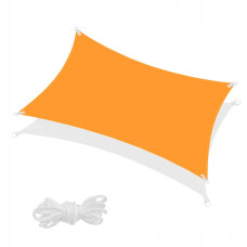 Тент-парус теневой Springos для дома, сада и туризма 4 x 3 м SN1035 Orange