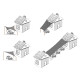 Тент-парус тіньовий Springos для дому, саду та туризму 3 x 2 м SN1053 Graphite