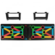 Упоры (доска) для отжиманий SportVida Push-up Bars со сменным хватом (SV-HK0376)