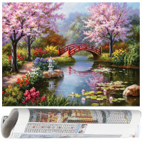 Набор алмазной мозаики (вышивки) Springos Art 40 x 30 см DP0017