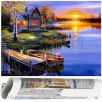 Набор алмазной мозаики (вышивки) Springos Art 40 x 30 см DP0022
