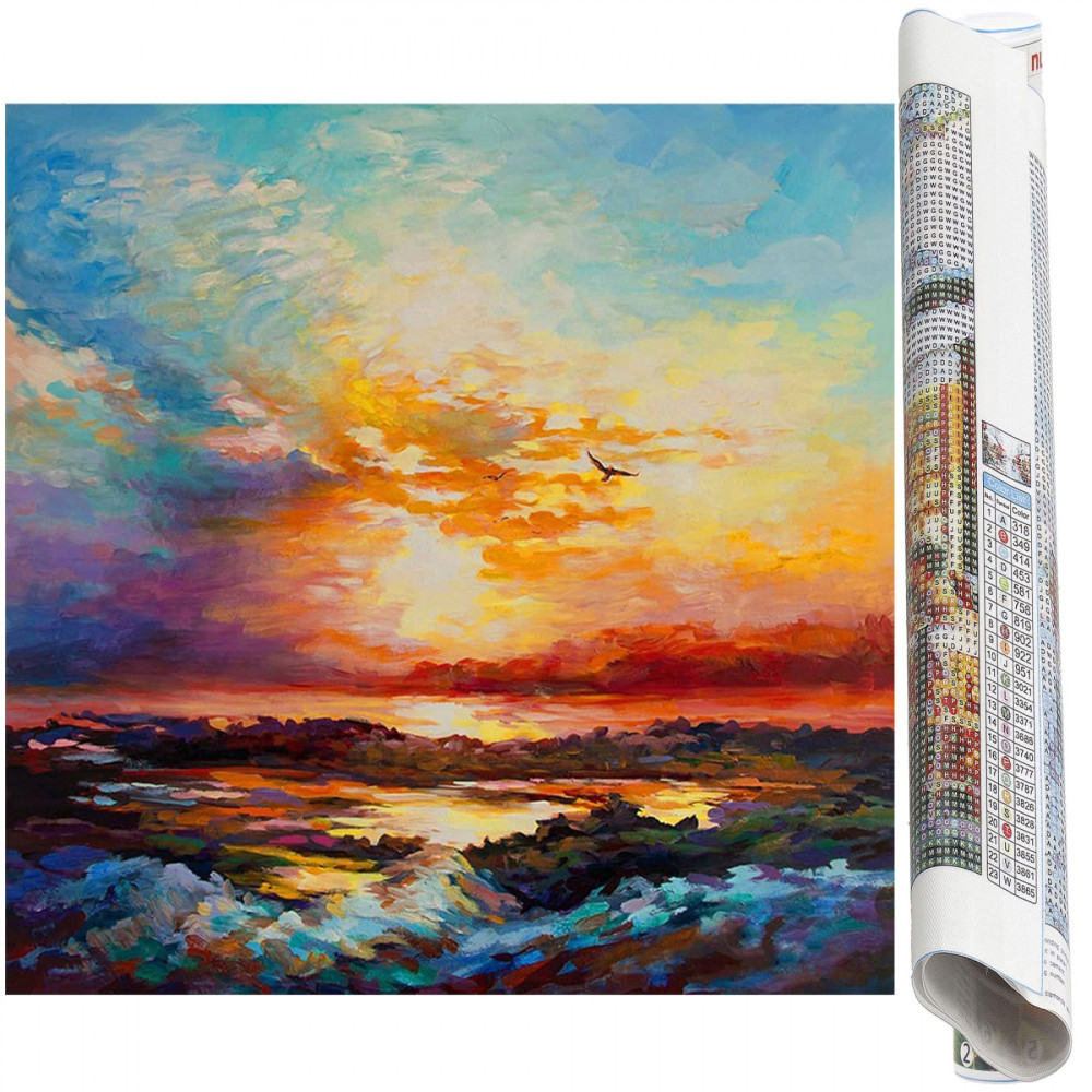 Набір алмазної мозаїки (вишивки) Springos Art 40 x 30 см DP0003
