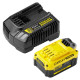 Зарядний пристрій та 1 акумулятор Stanley FATMAX SFMCB14M1