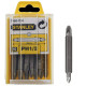 Набір біт Stanley двосторонніх 1/4" PH1, PH2 60 мм 10 шт (1-68-784)