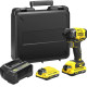 Гайковерт ударный аккумуляторный Stanley Fatmax c АКБ и ЗУ SFMCF810D2K