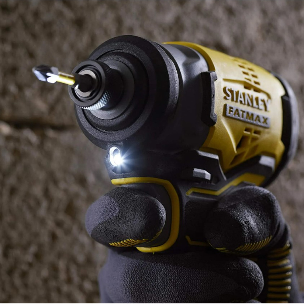 Гайковерт ударный аккумуляторный Stanley Fatmax c АКБ и ЗУ SFMCF810D2K