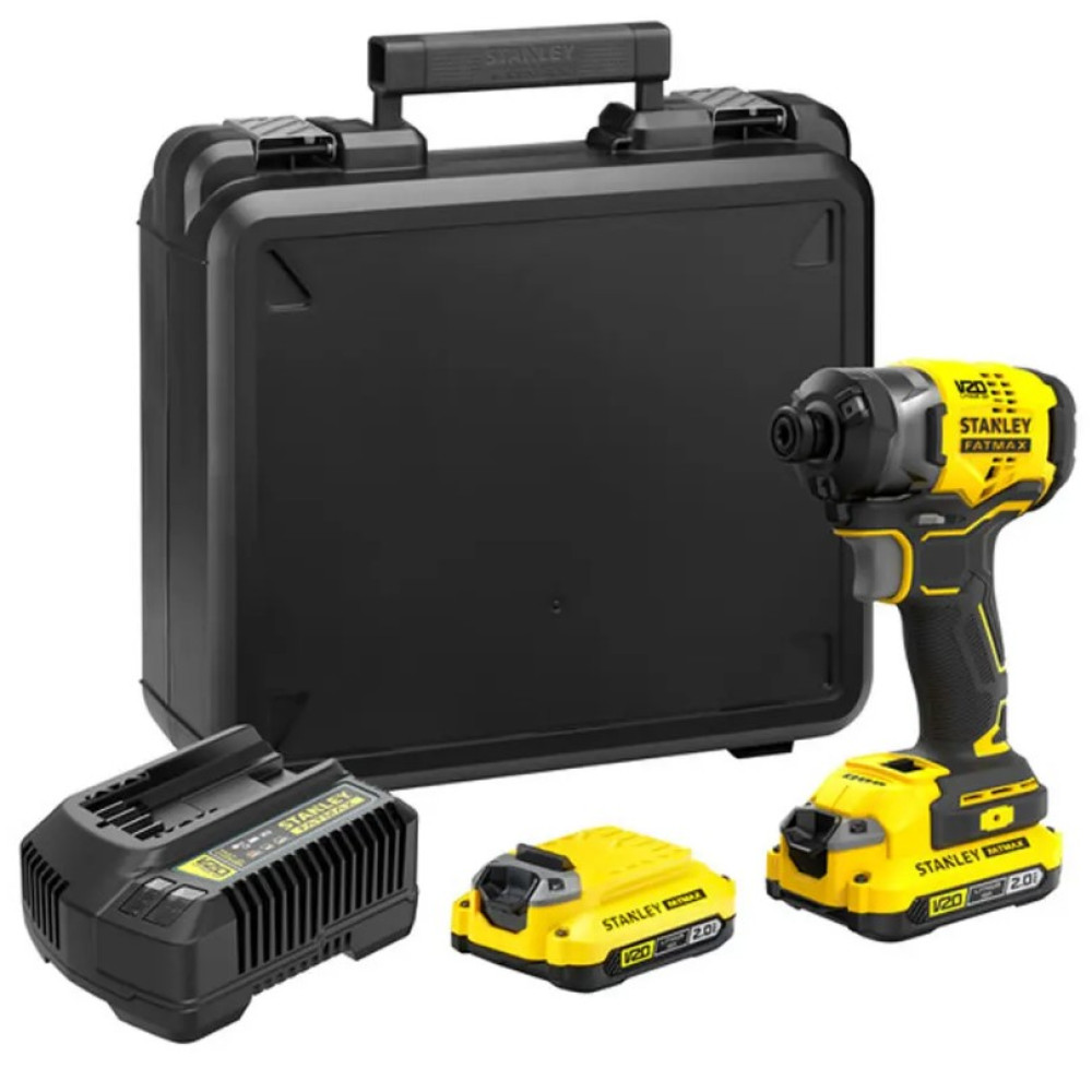 Гайковерт ударний акумуляторний Stanley Fatmax з АКБ та ЗП SFMCF820D2K