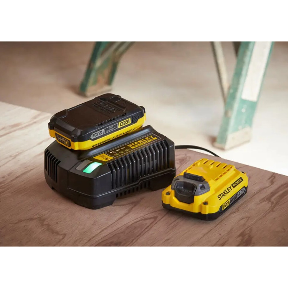 Гайковерт ударний акумуляторний Stanley Fatmax з АКБ та ЗП SFMCF820D2K